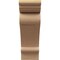 Ekena Millwork 12"W x 24"D x 36"H Classic Mayflower Rough Cedar Woodgrain TimberThane Corbel, Primed Tan CORUR12X24X36MAYRCPR - alternate 4